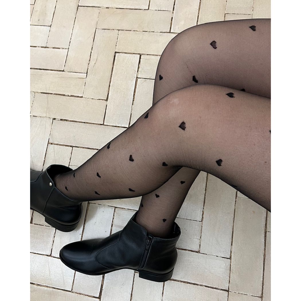 MEIA-CALÇA CORAÇÕES - ETC. shoes