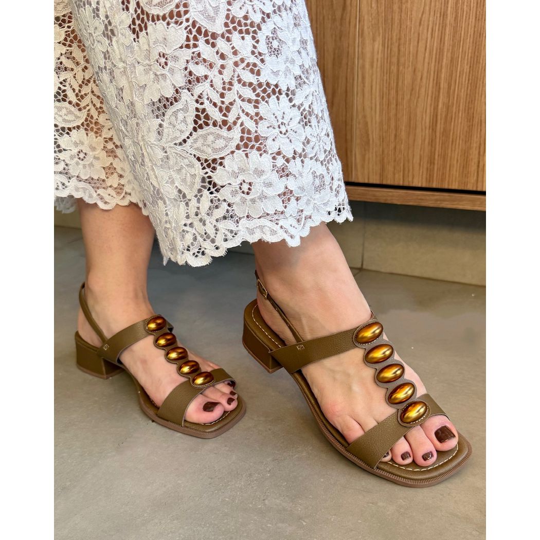 SANDÁLIA MALU OLIVA - ETC. shoes
