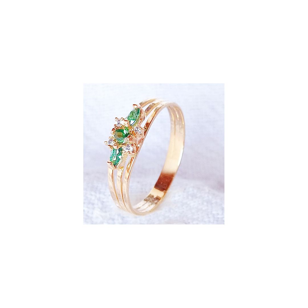Anel de Formatura em Ouro 18K PEDRA NATURAL - CH50 - ALIANÇAS RAINHA VIRTUAL 