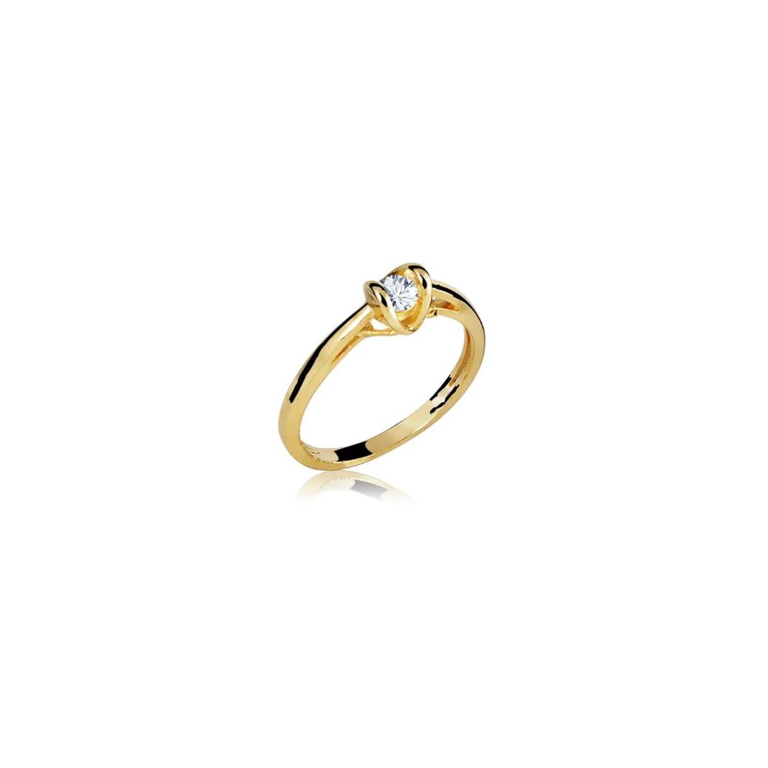 ANEL OURO AMARELO 18K - DESLUMBRANTE - A59 - ALIANÇAS RAINHA VIRTUAL 