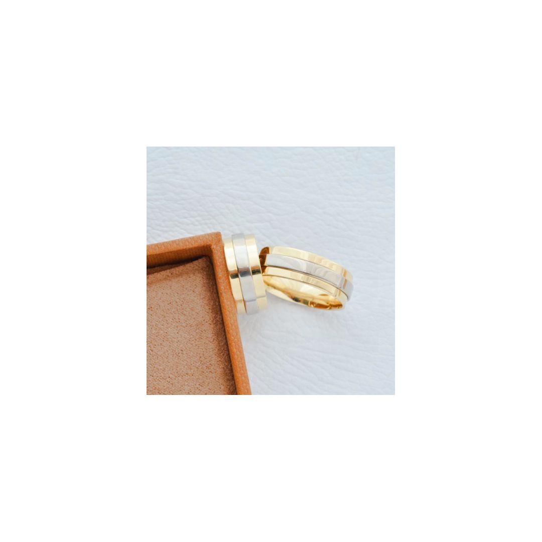 Aliança de Ouro 18k O PAR - RJ06BODAS - ALIANÇAS RAINHA VIRTUAL 