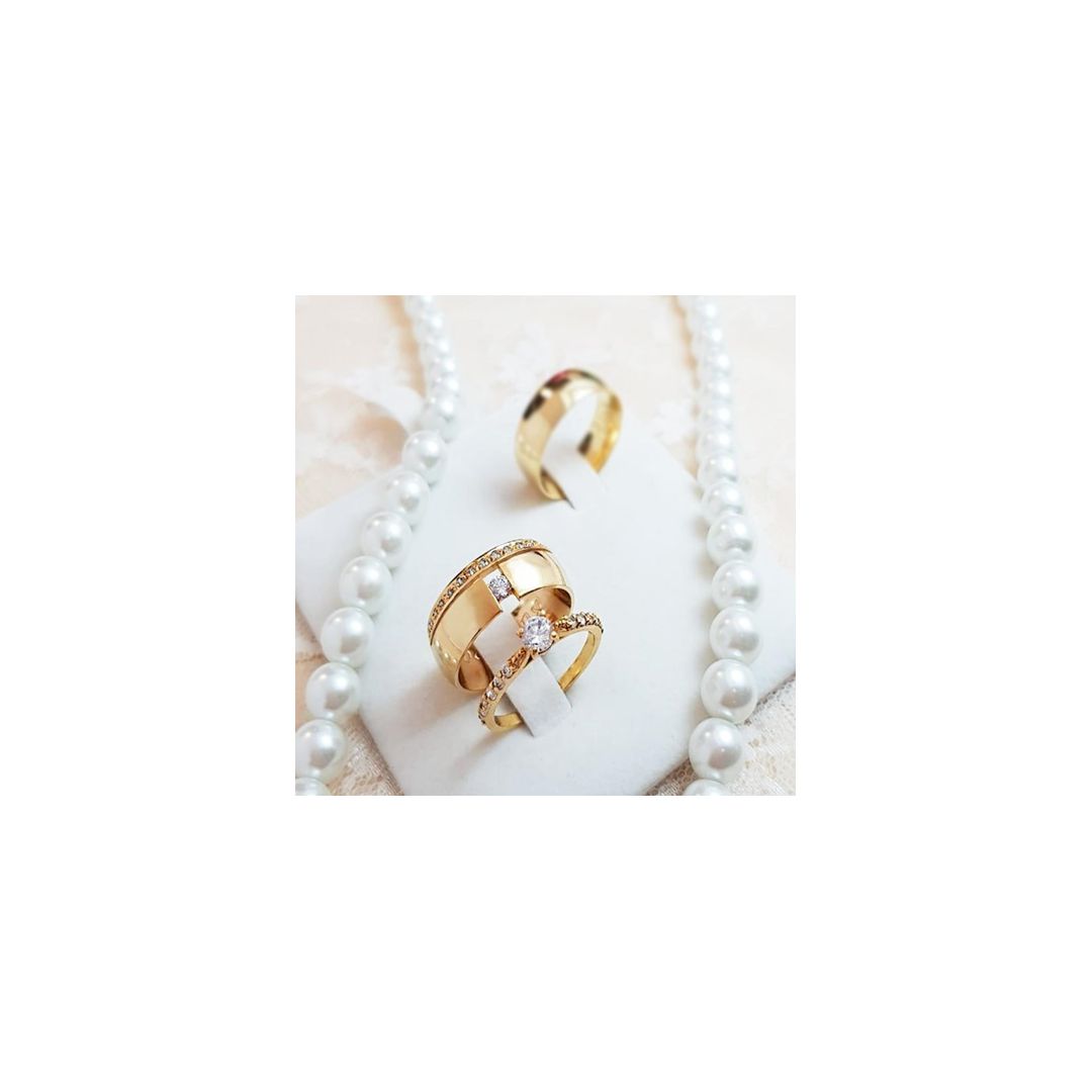 Aliança de Ouro 18k O PAR