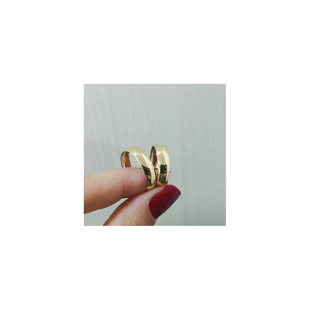 Aliança de Ouro 18k O PAR