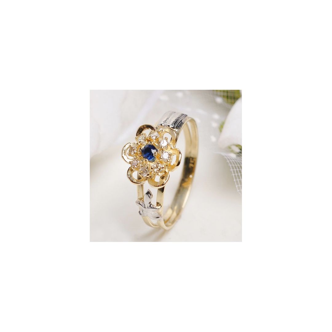 Anel de Formatura 18K PEDRA NATURAL - CH175V - ALIANÇAS RAINHA VIRTUAL 