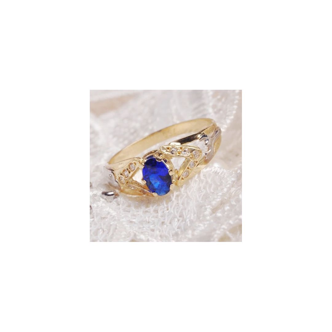 Anel de Formatura Ouro 18k - CH276D - ALIANÇAS RAINHA VIRTUAL 