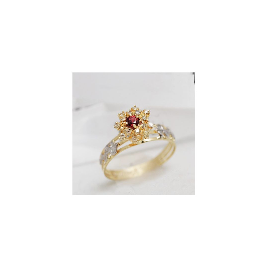 Anel de Formatura Ouro 18k - CH37T - ALIANÇAS RAINHA VIRTUAL 