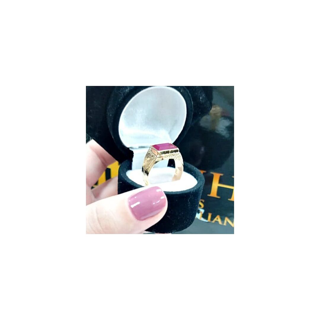 Anel Formatura Ouro 18k 