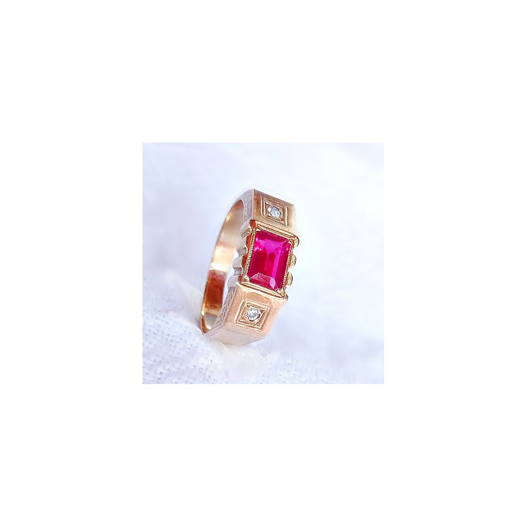 Anel de Formatura de Ouro 18k 