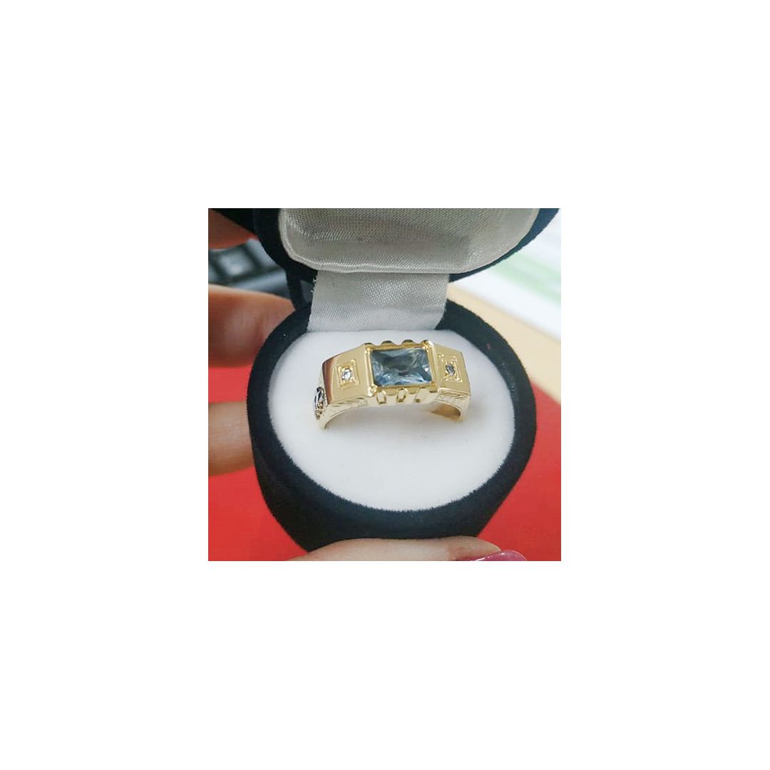 Anel Formatura Ouro 18k - CH22 - ALIANÇAS RAINHA VIRTUAL 
