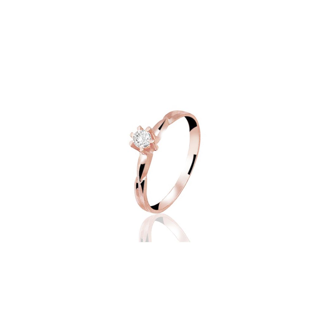 ANEL DE OURO 18K - CAPITU OURO ROSE - ALIANÇAS RAINHA VIRTUAL 