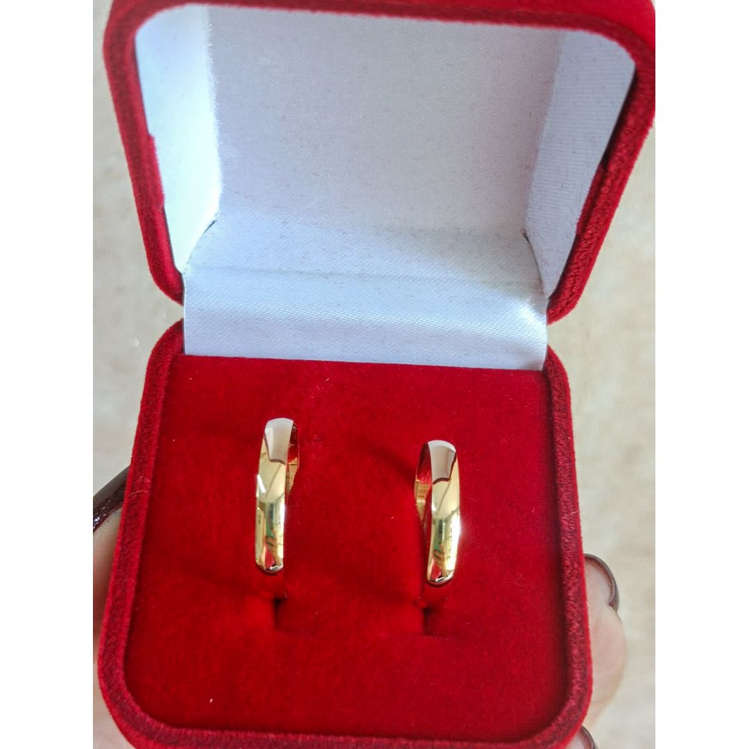 Aliança de Ouro 18k O PAR - SUPER OFERTA
