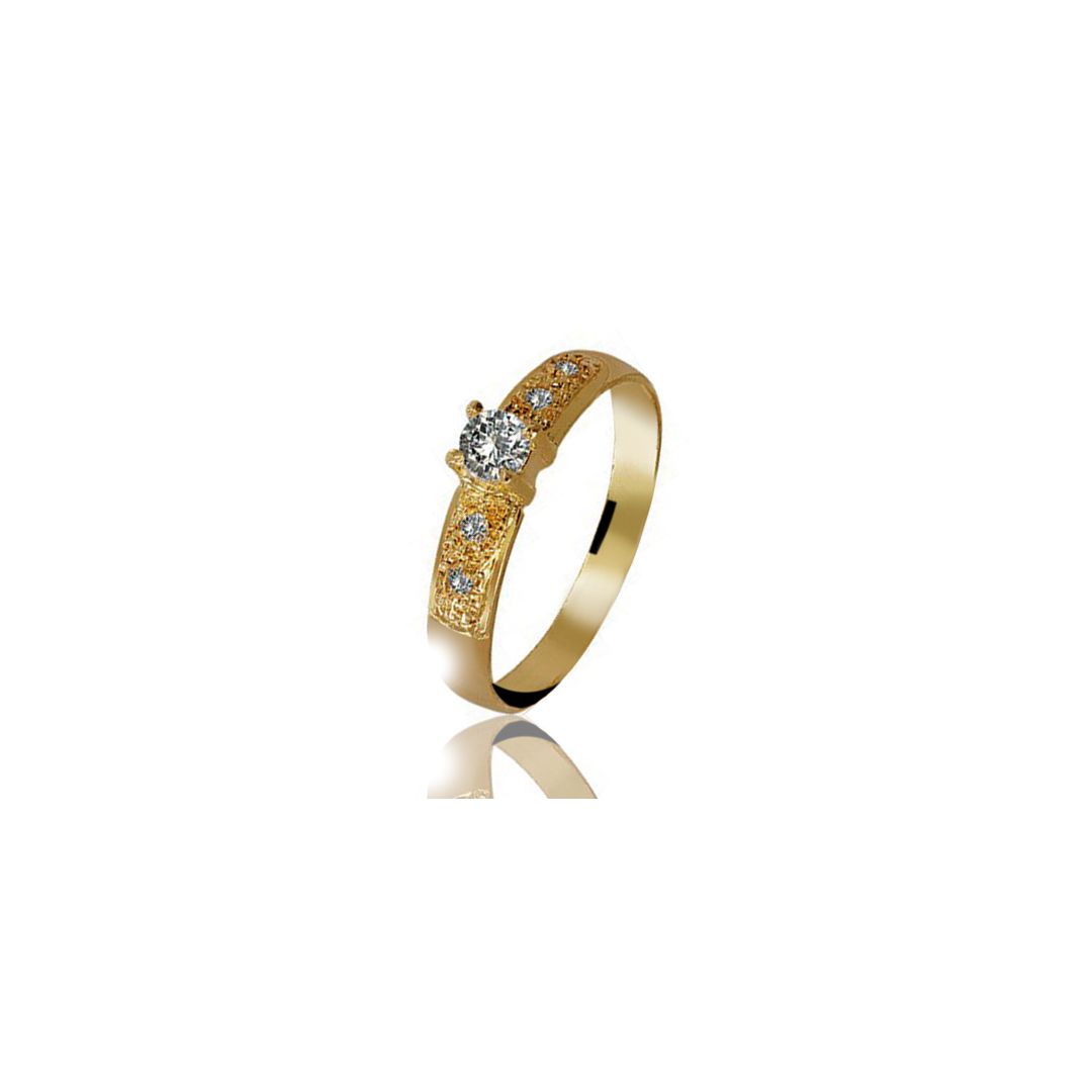ANEL DE OURO 18K - LISA OURO AMARELO - ALIANÇAS RAINHA VIRTUAL 