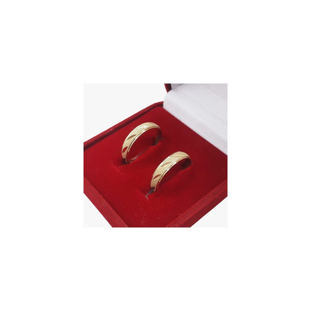 Aliança de Ouro 18k O PAR