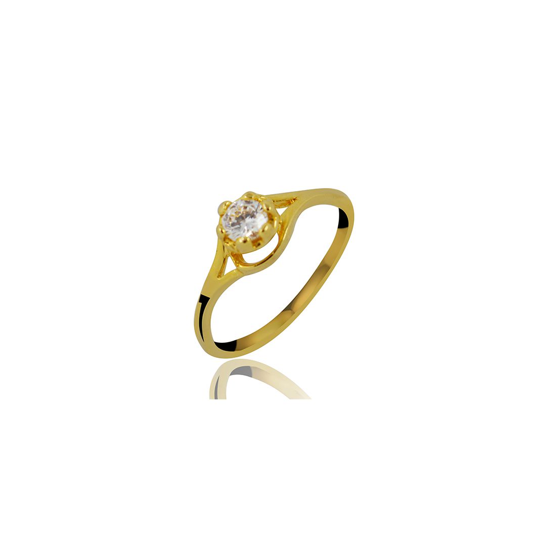 ANEL DE OURO 18K - LOVELLY - ALIANÇAS RAINHA VIRTUAL 