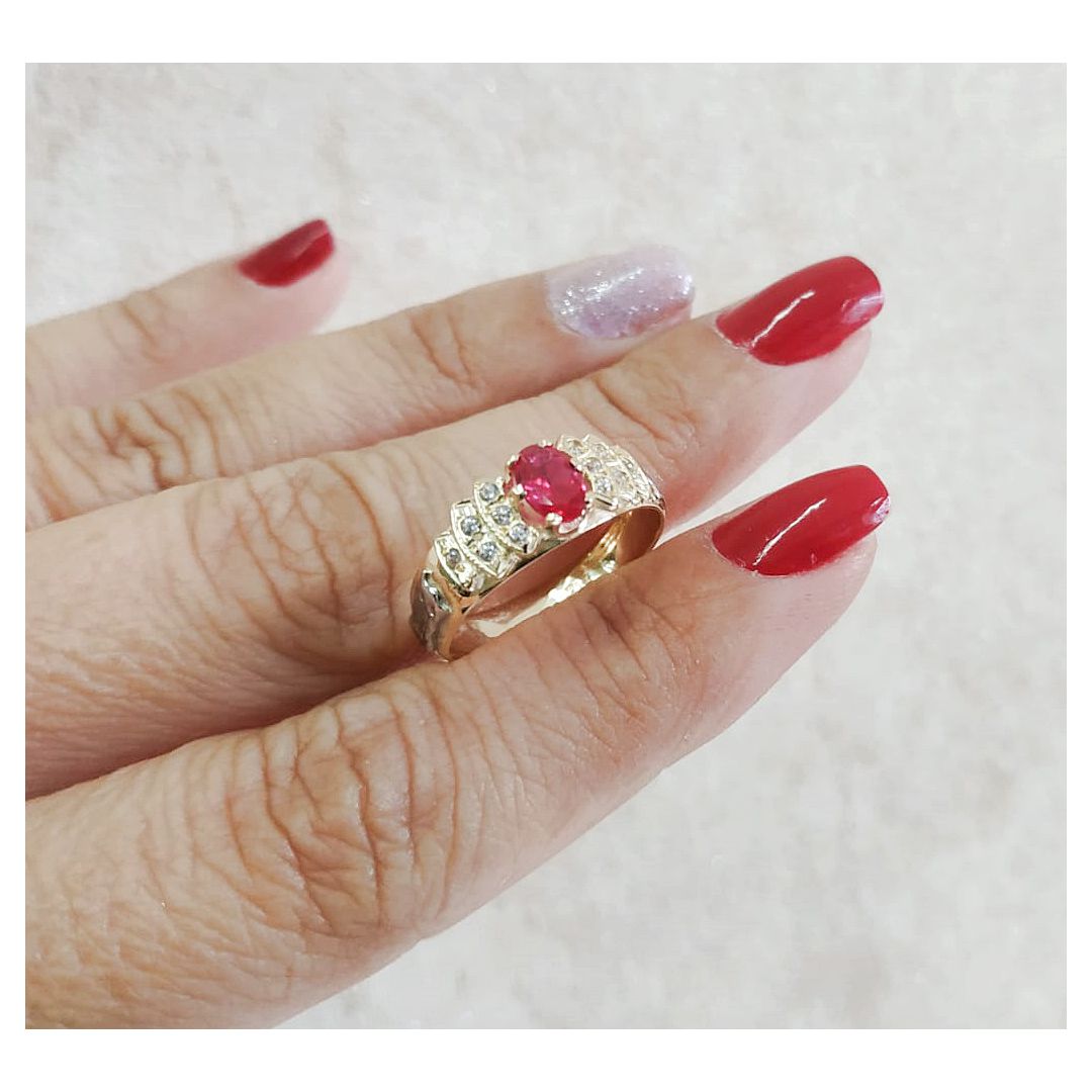 Anel de Formatura em Ouro 18k 