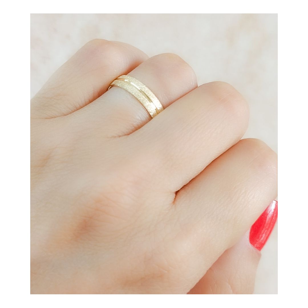 Aliança de Ouro 18k O PAR 