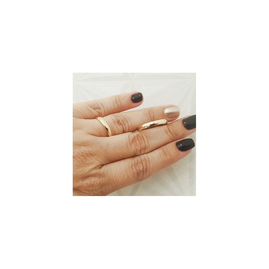 Aliança de Ouro 18k O PAR - SUPER OFERTA