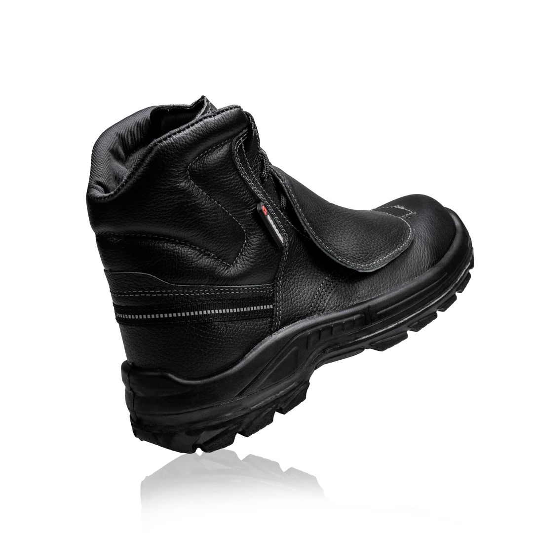 MANOBREIRO TITAN COURO ELETRICISTA METATARSO COMPOSITE PRP PU BORRACHA