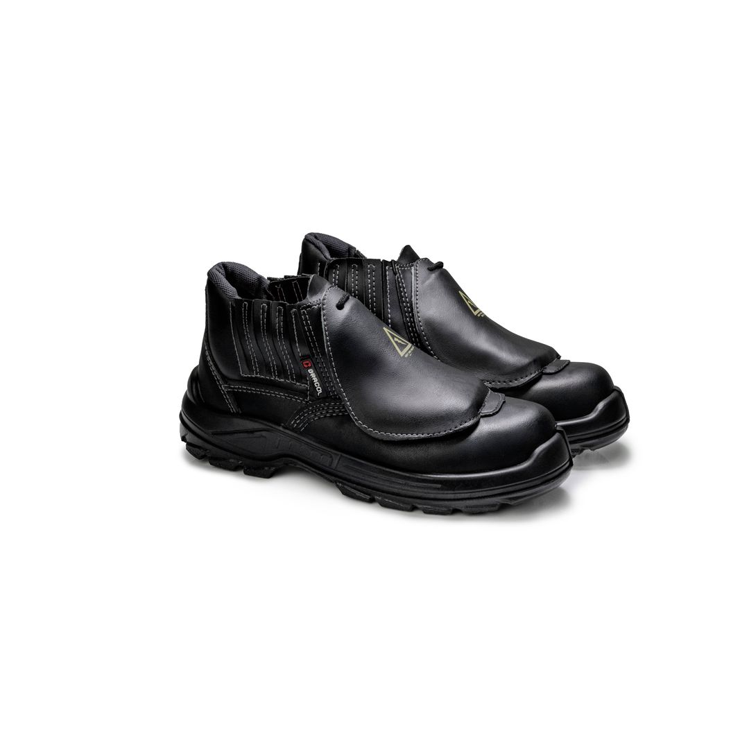 BOTINA SEGURANÇA MICROFIBRA METATARSO COMPOSITE PU BIDENSIDADE ELETRICISTA