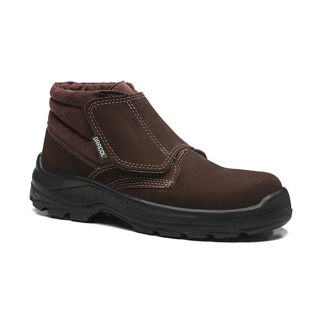 PETRO BVL BOTINA VELCRO NOBUCK MARROM CAFÉ