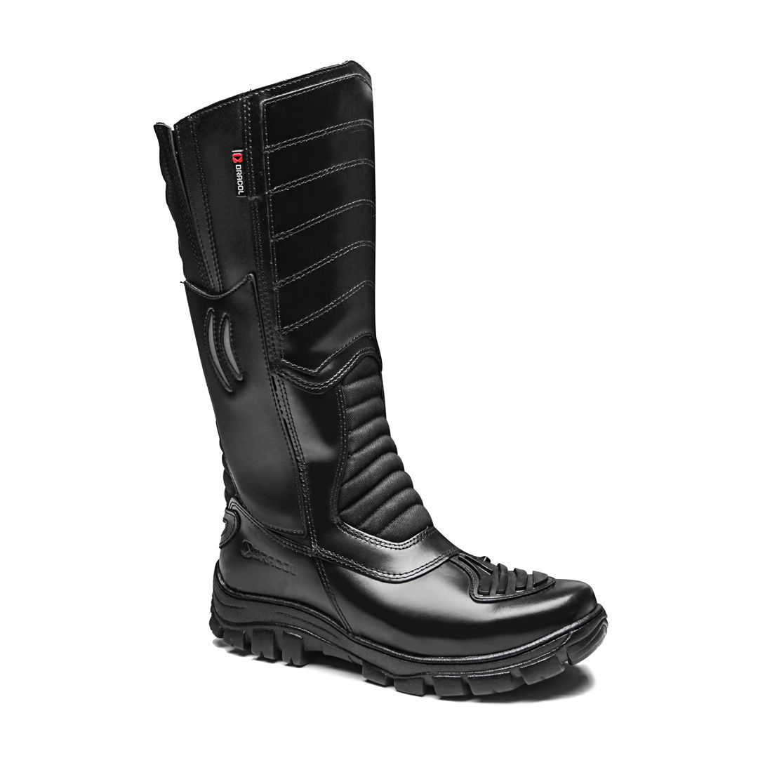 DRAGON BPBL BOTA ZÍPER COURO HIDROFUGADO PRETA