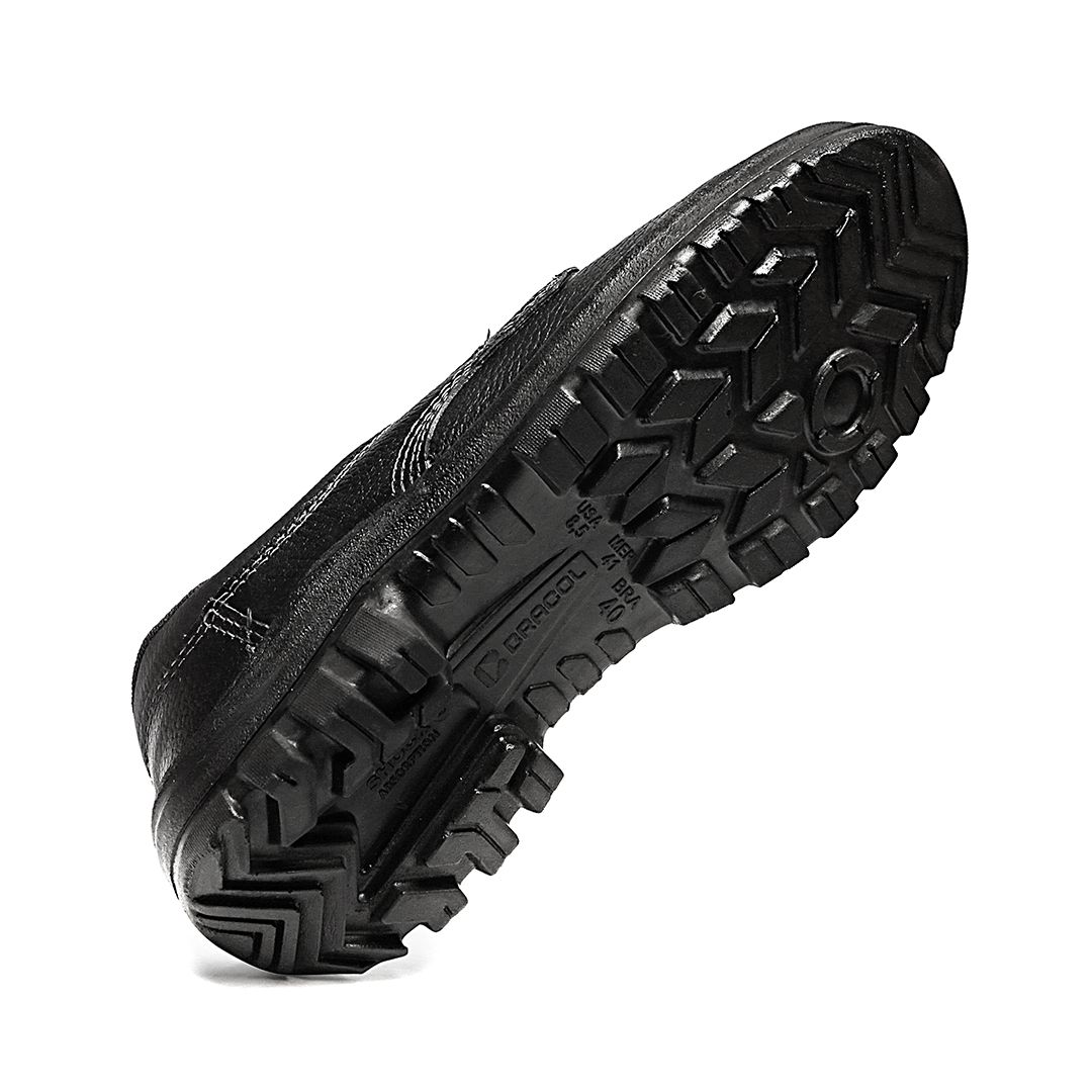 BSAS SAPATO AMARRAR COURO PRETO