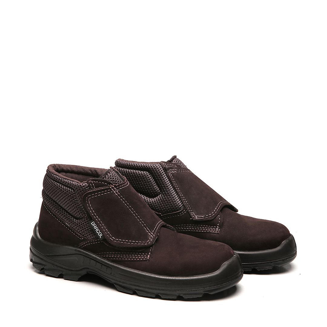 BVNN BOTINA VELCRO NOBUCK MARROM CAFÉ 