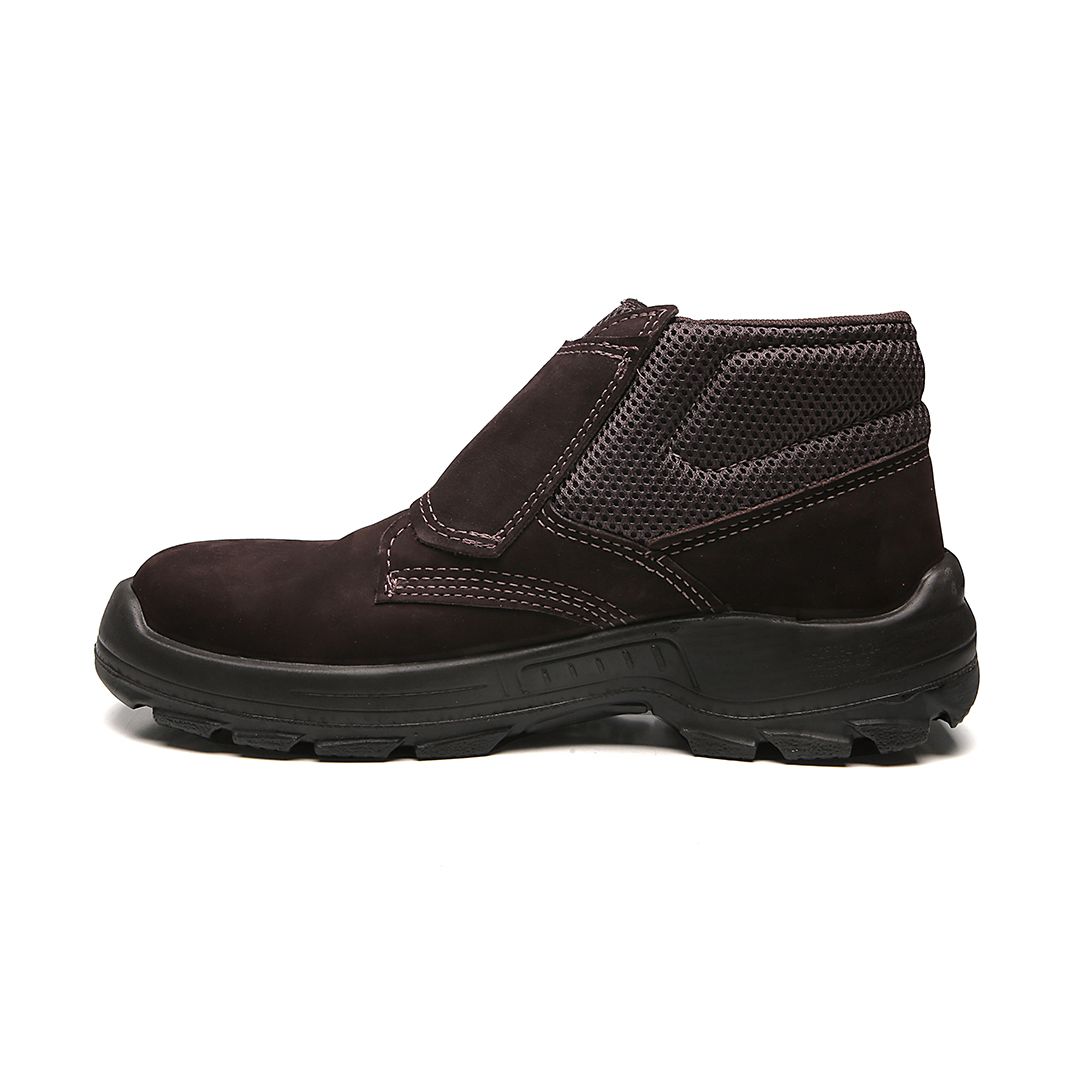BVNN BOTINA VELCRO NOBUCK MARROM CAFÉ 