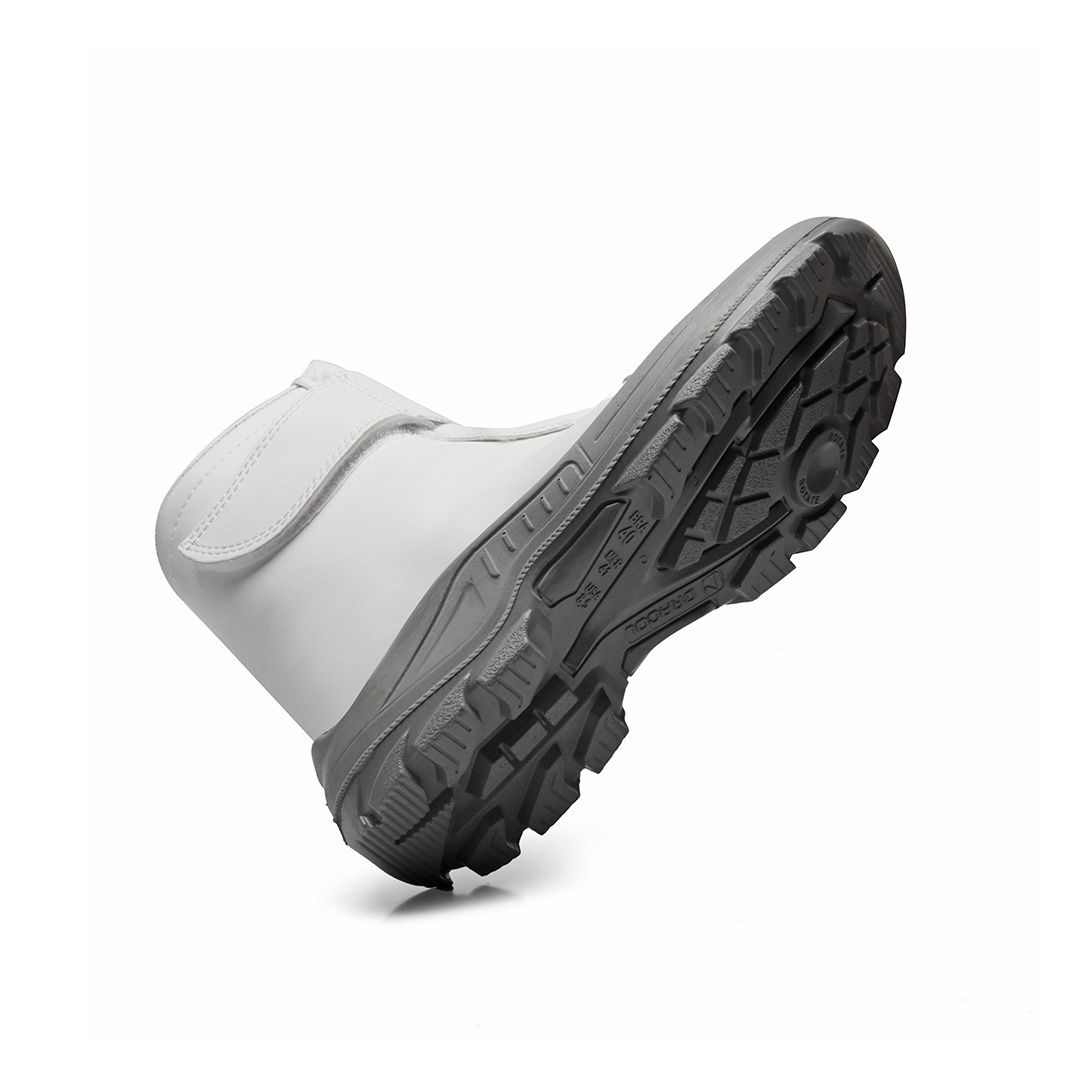 ALASKA BDVM COTURNO VELCRO MICROFIBRA BRANCO