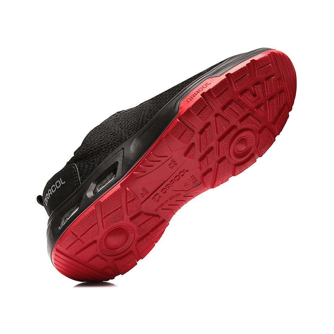 DETROIT ECO BTHT ELETRICISTA PRETO SOLADO VERMELHO