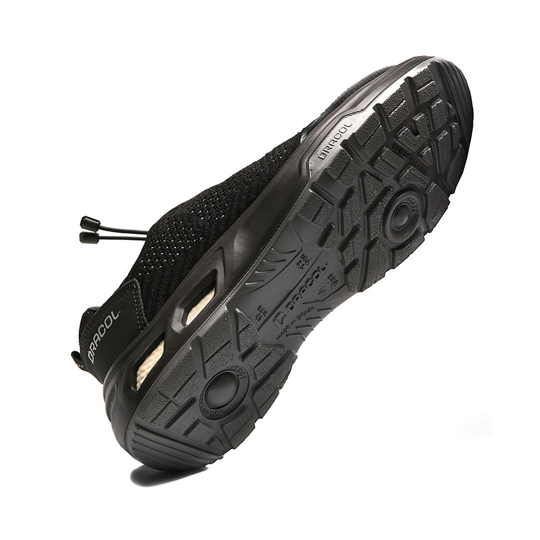 DETROIT ECO BTHT COMPOSITE + ELETRICISTA PRETO COM SOLADO CINZA