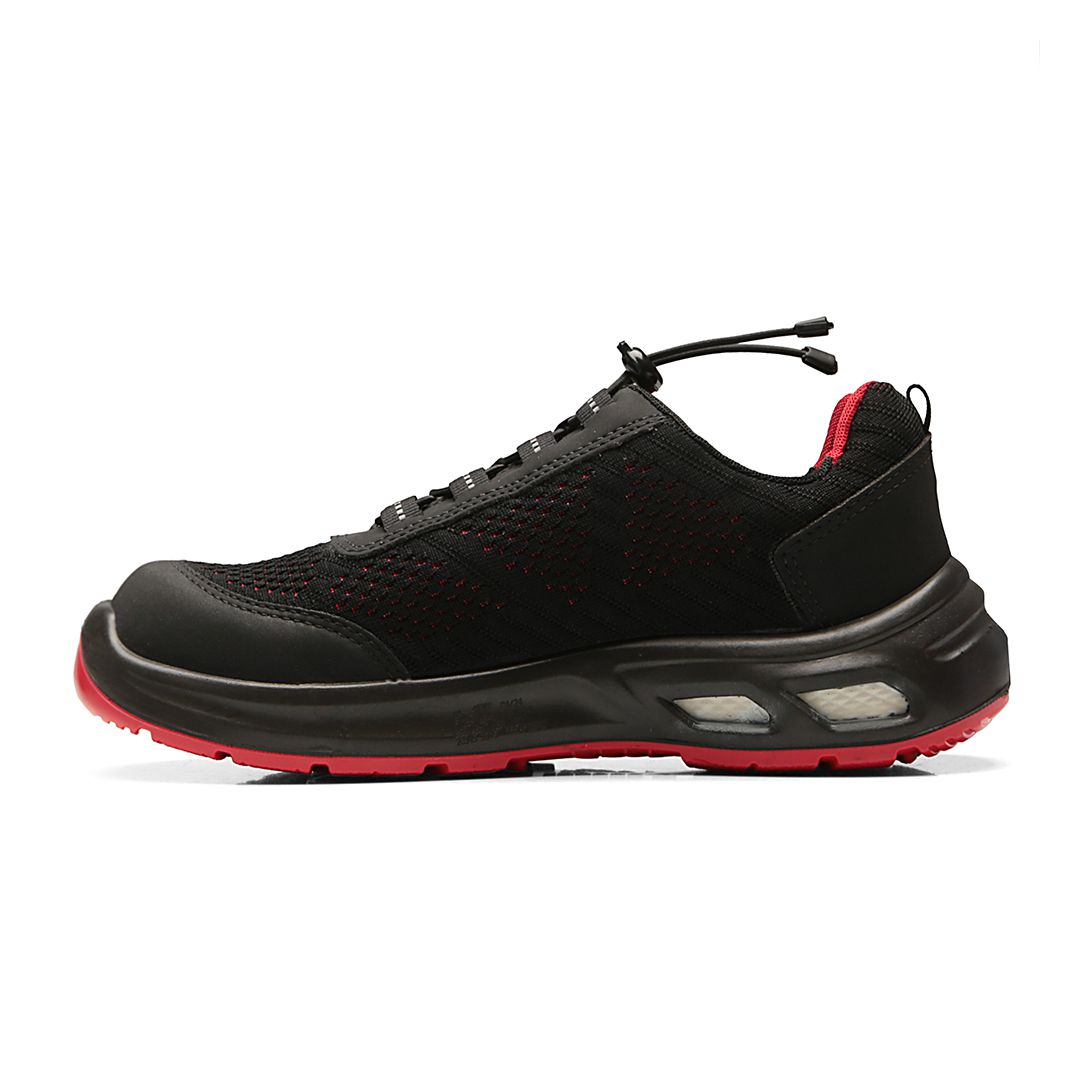 DETROIT ECO BTHT COMPOSITE + ANTIESTÁTICO PRETO COM SOLADO VERMELHO