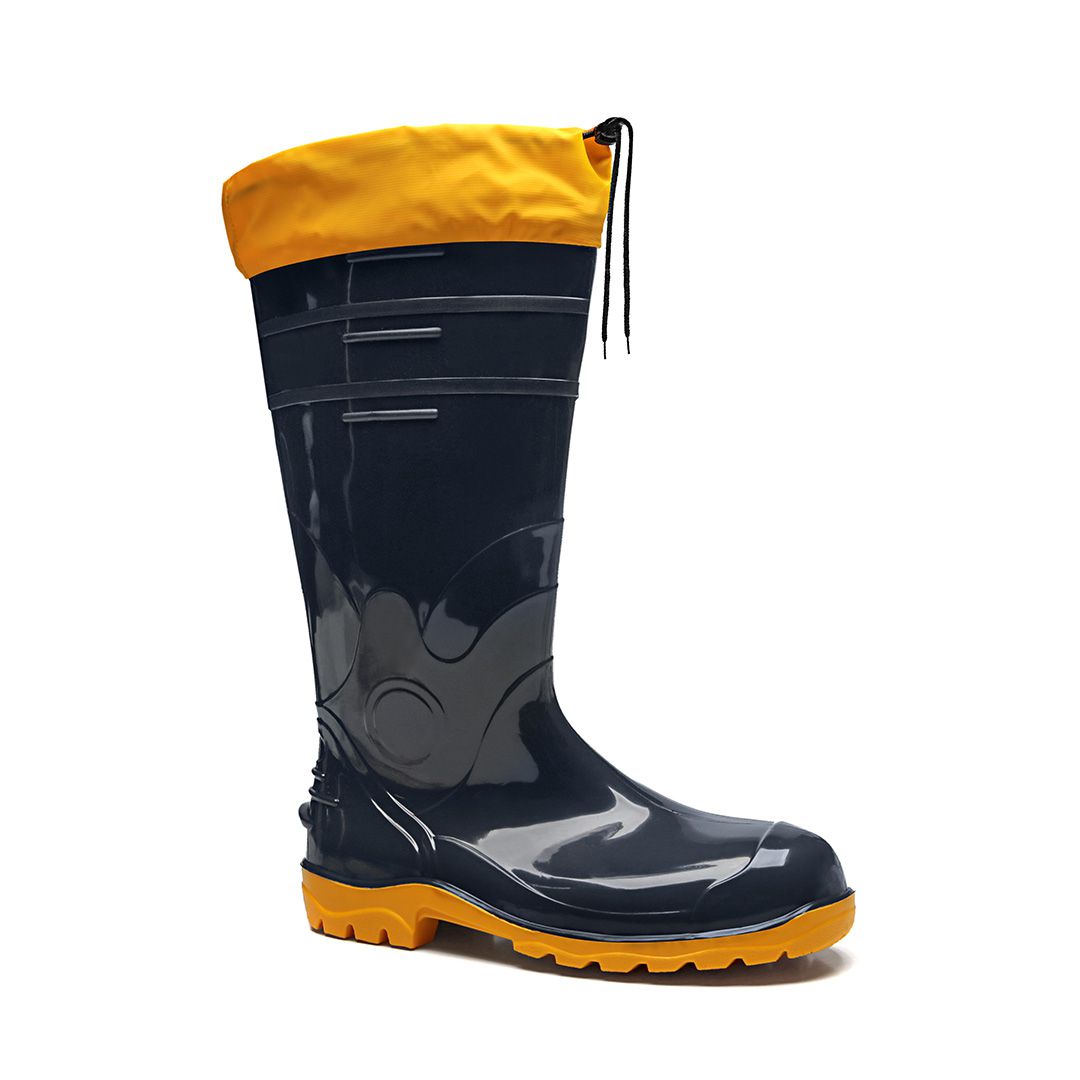 ACQUA LEV LONGA AZUL COM SOLADO AMARELO COM POLAINA