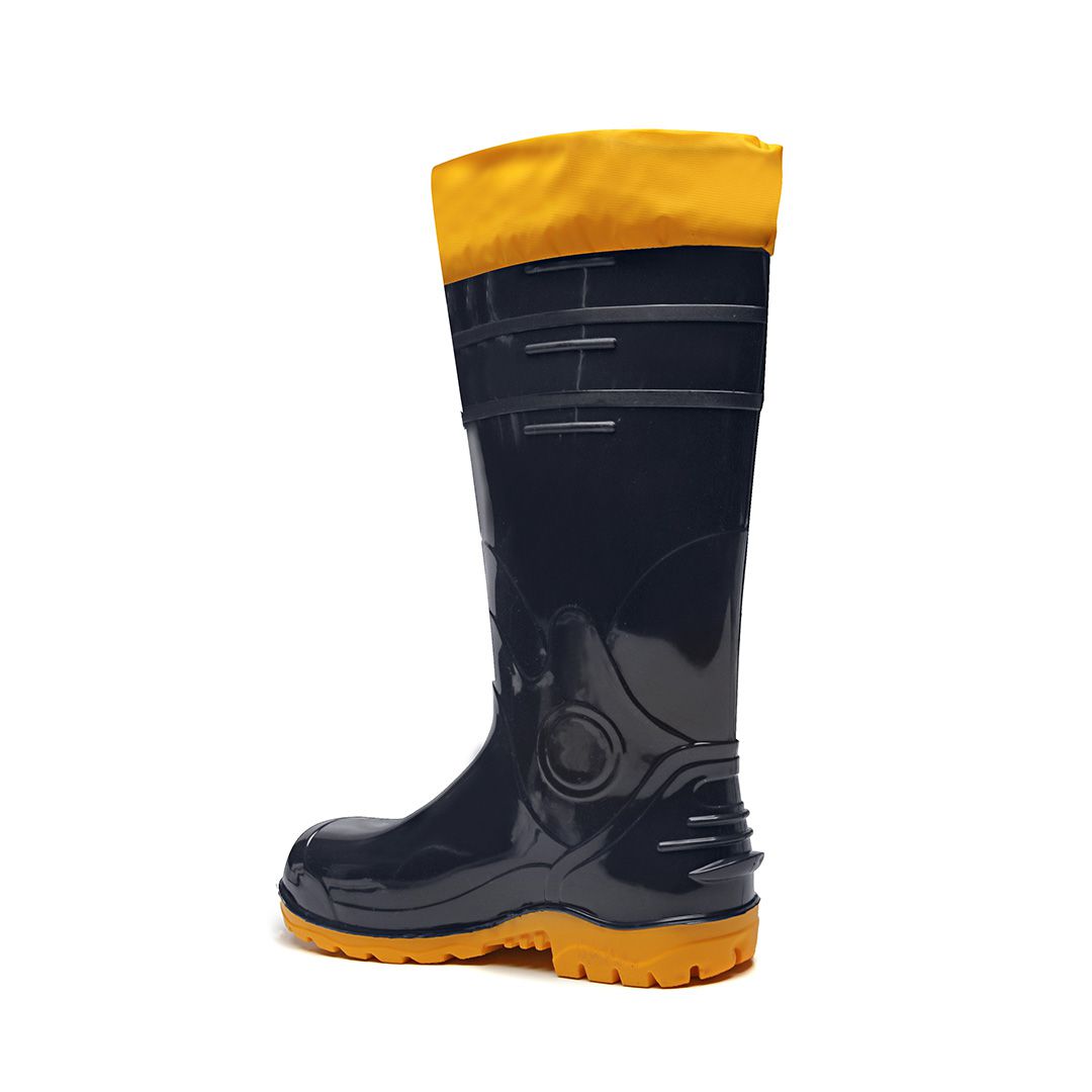 ACQUA LEV LONGA AZUL COM SOLADO AMARELO COM POLAINA