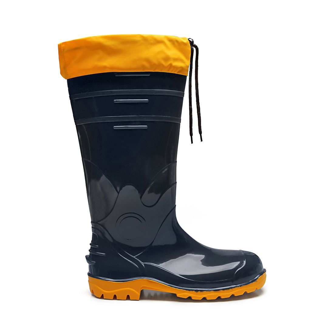 ACQUA LEV LONGA AZUL COM SOLADO AMARELO COM POLAINA