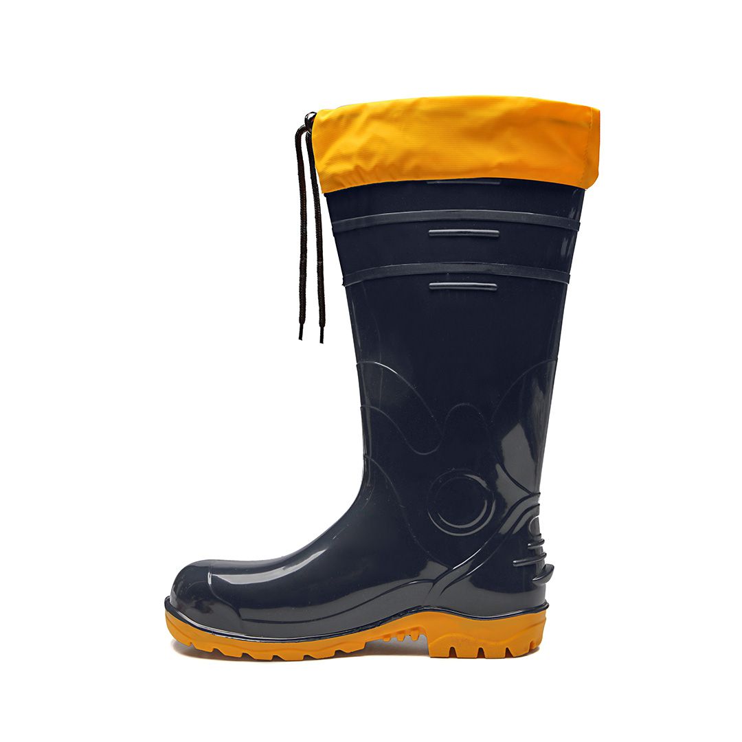 ACQUA LEV LONGA AZUL COM SOLADO AMARELO COM POLAINA