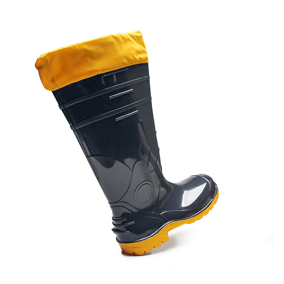 ACQUA LEV LONGA AZUL COM SOLADO AMARELO COM POLAINA