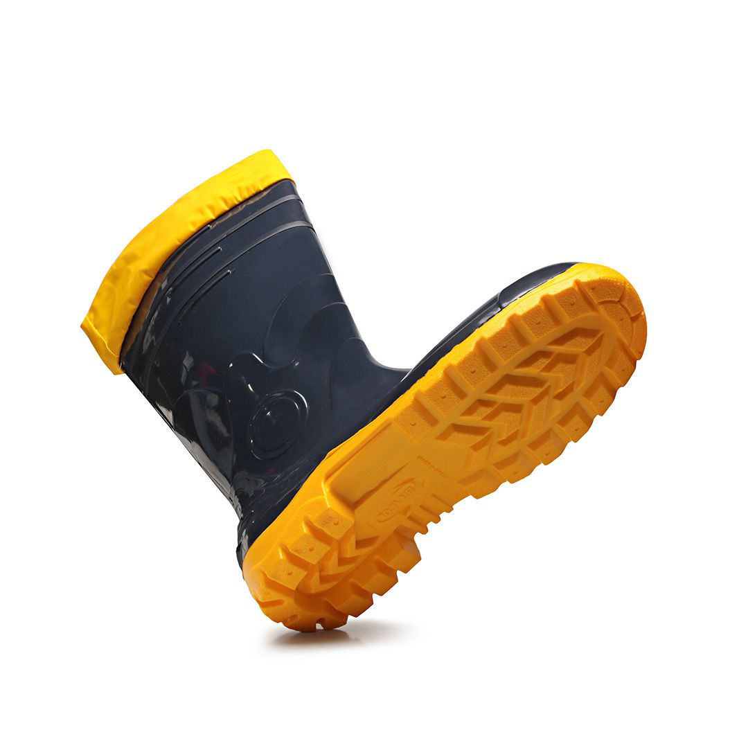 ACQUA LEV LONGA AZUL COM SOLADO AMARELO COM POLAINA