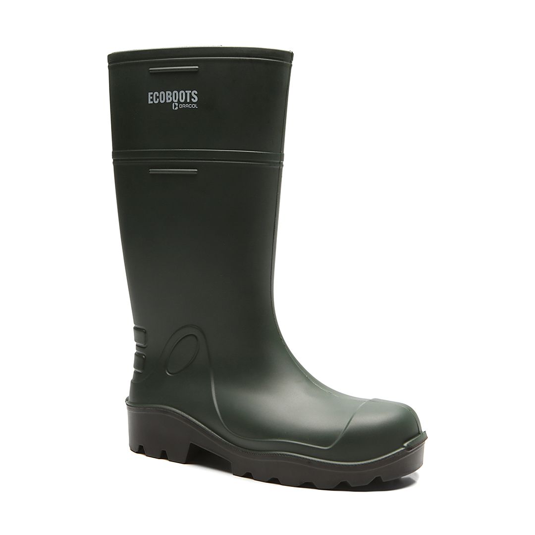 PURESAFE BOTA DE PU CANO LONGO VERDE SOLADO PRETO C/B 