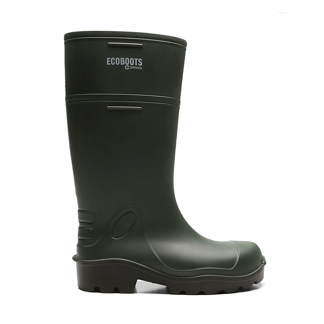 PURESAFE BOTA DE PU CANO LONGO VERDE SOLADO PRETO C/B 