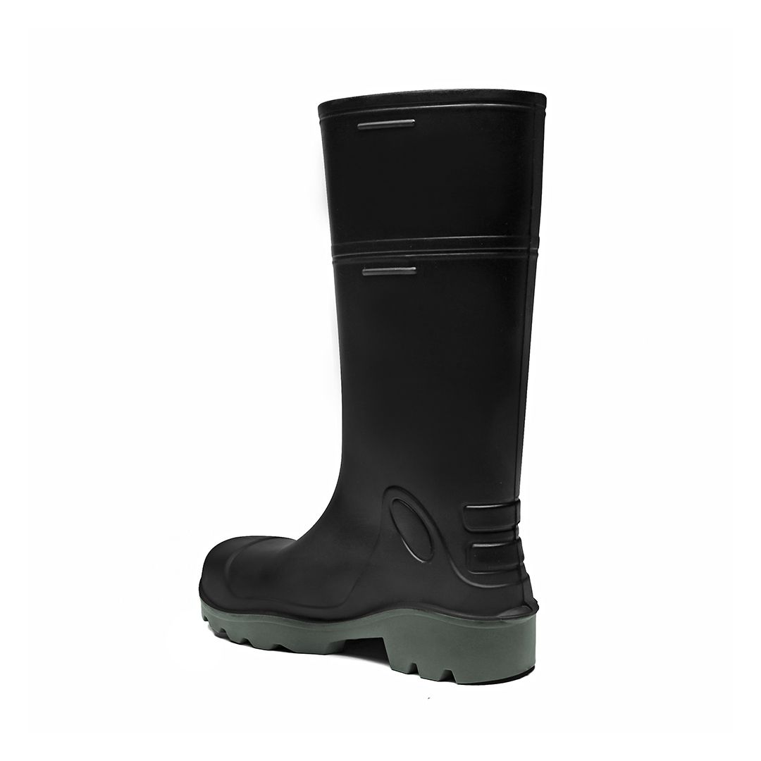 PURESAFE BOTA CANO LONGO PRETO SOLADO VERDE C/B (PA)