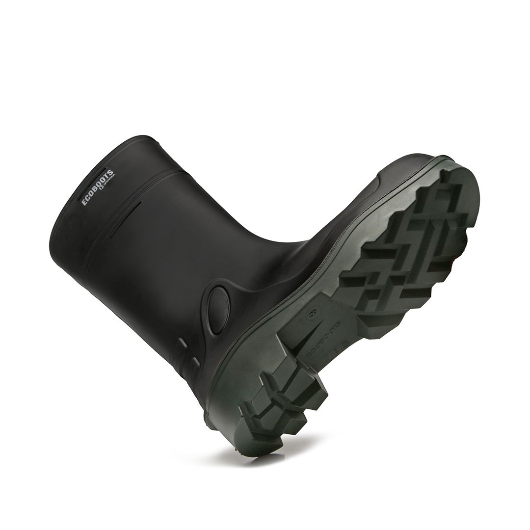 PURESAFE BOTA CANO LONGO PRETO SOLADO VERDE C/B (PA)