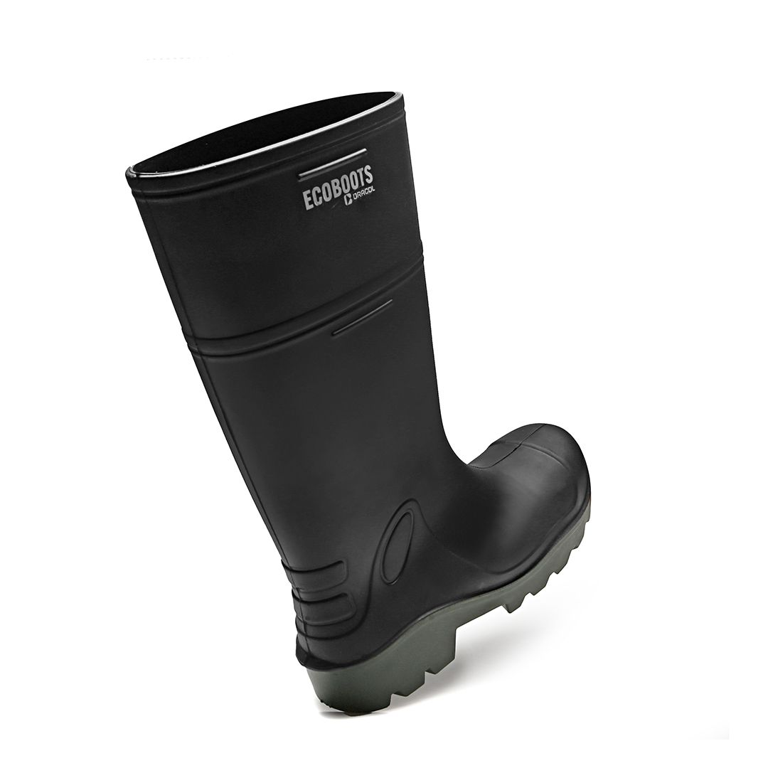 PURESAFE BOTA CANO LONGO PRETO SOLADO VERDE C/B (PA)