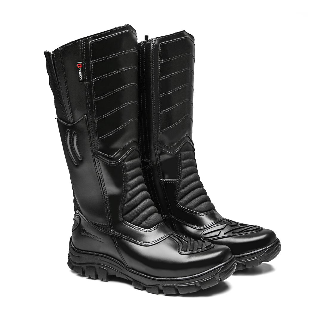 DRAGON BPBL BOTA ZÍPER COURO HIDROFUGADO PRETA
