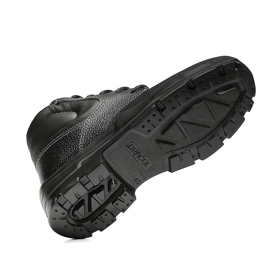 BAAS BOTINA DE AMARRAR COURO PRETO COMPOSITE + PRP 