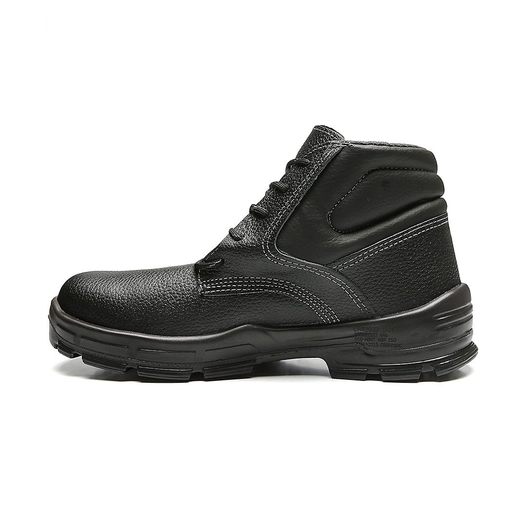 BAAS BOTINA DE AMARRAR COURO PRETO COMPOSITE + PRP 