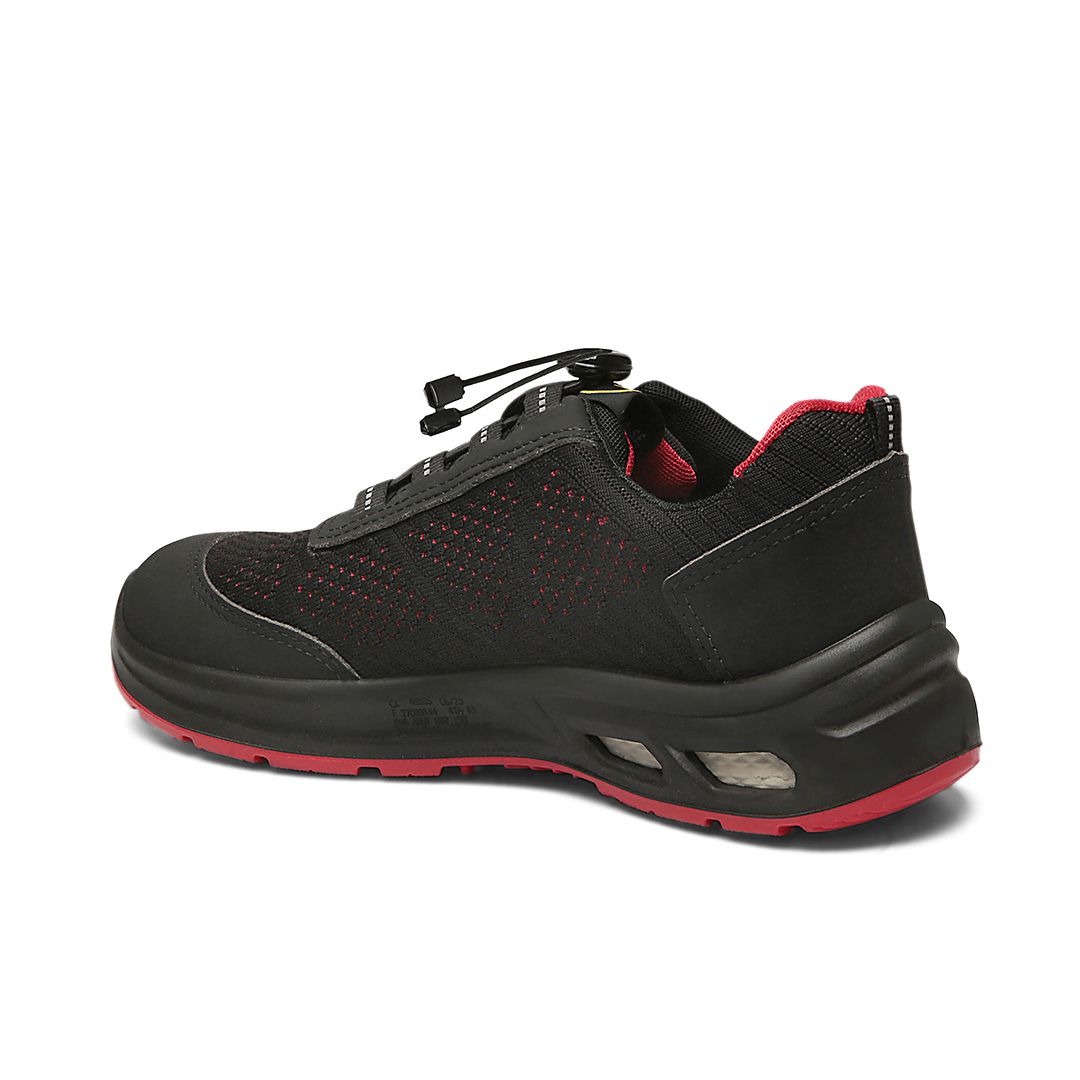 DETROIT ECO BTHT PRETO COM SOLADO VERMELHO TRIDENSIDADE (ESD)