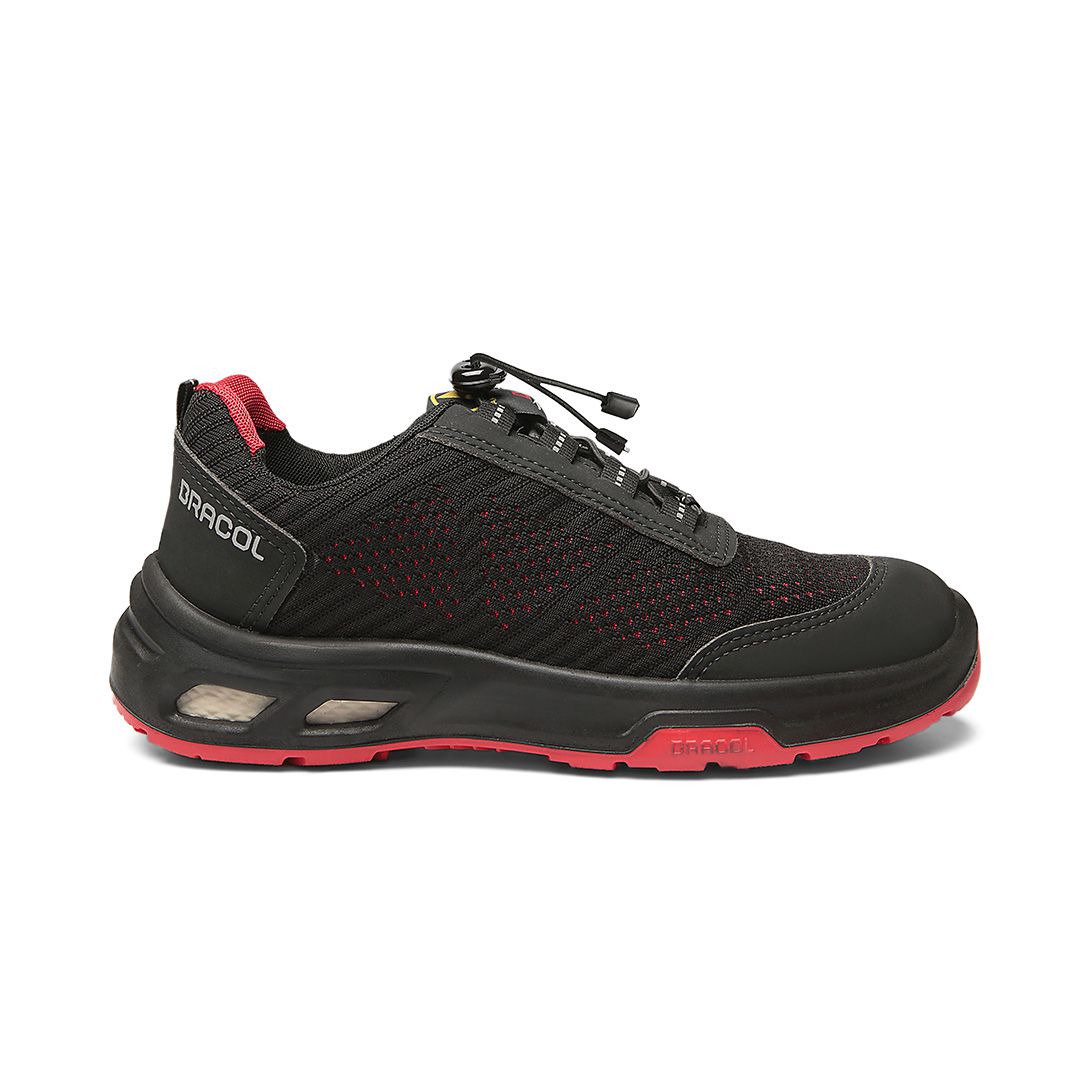 DETROIT ECO BTHT PRETO COM SOLADO VERMELHO TRIDENSIDADE (ESD)