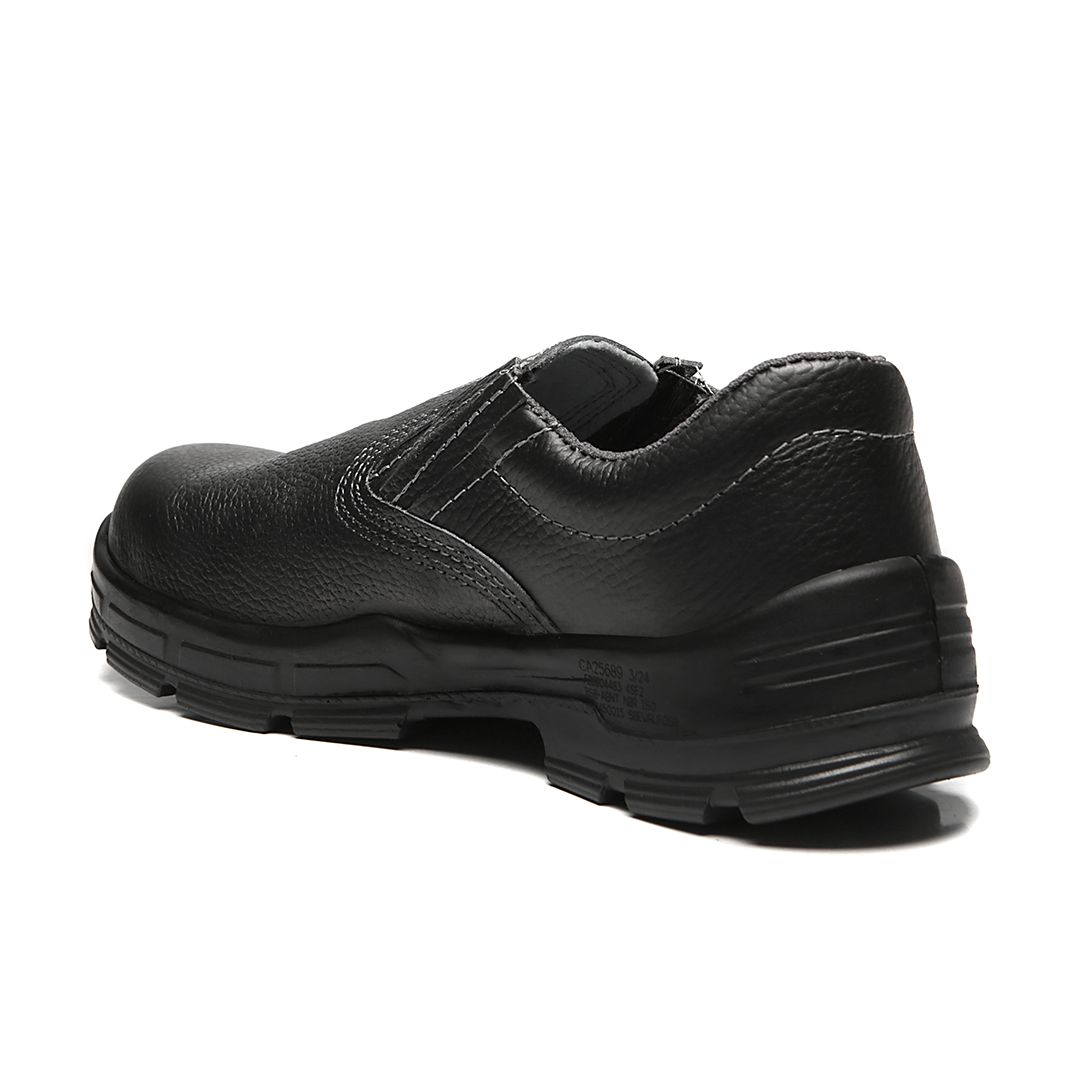 BSES SAPATO ELÁSTICO PRETO COURO 