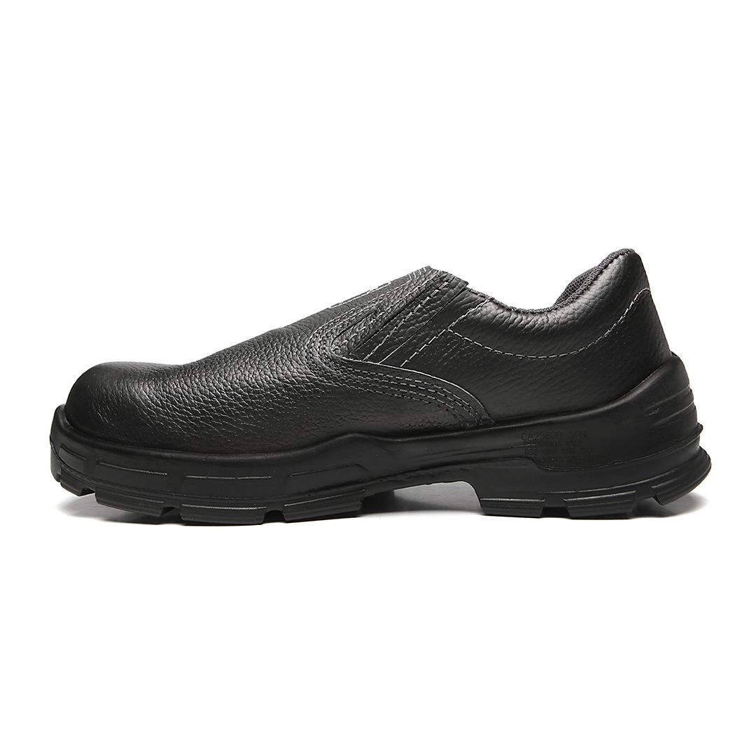 BSES SAPATO ELÁSTICO PRETO COURO 
